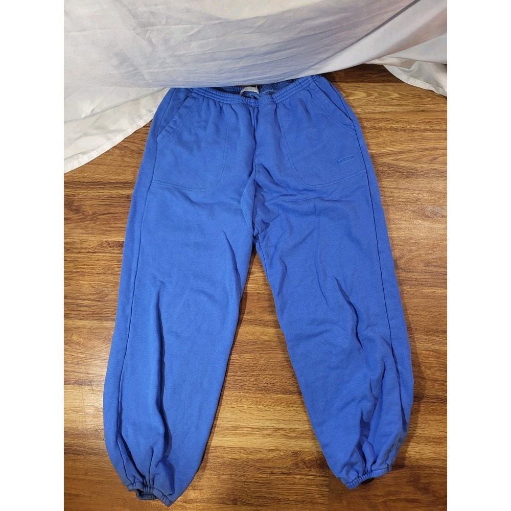 Sablyn Size Large Blue Cotton Blend USA Jogger  Sweatpants